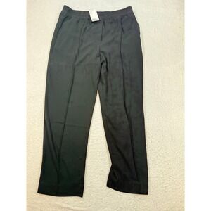 HM Black Jogger Pants Regular Waist Elastic Waist Trousers Large 0981354001